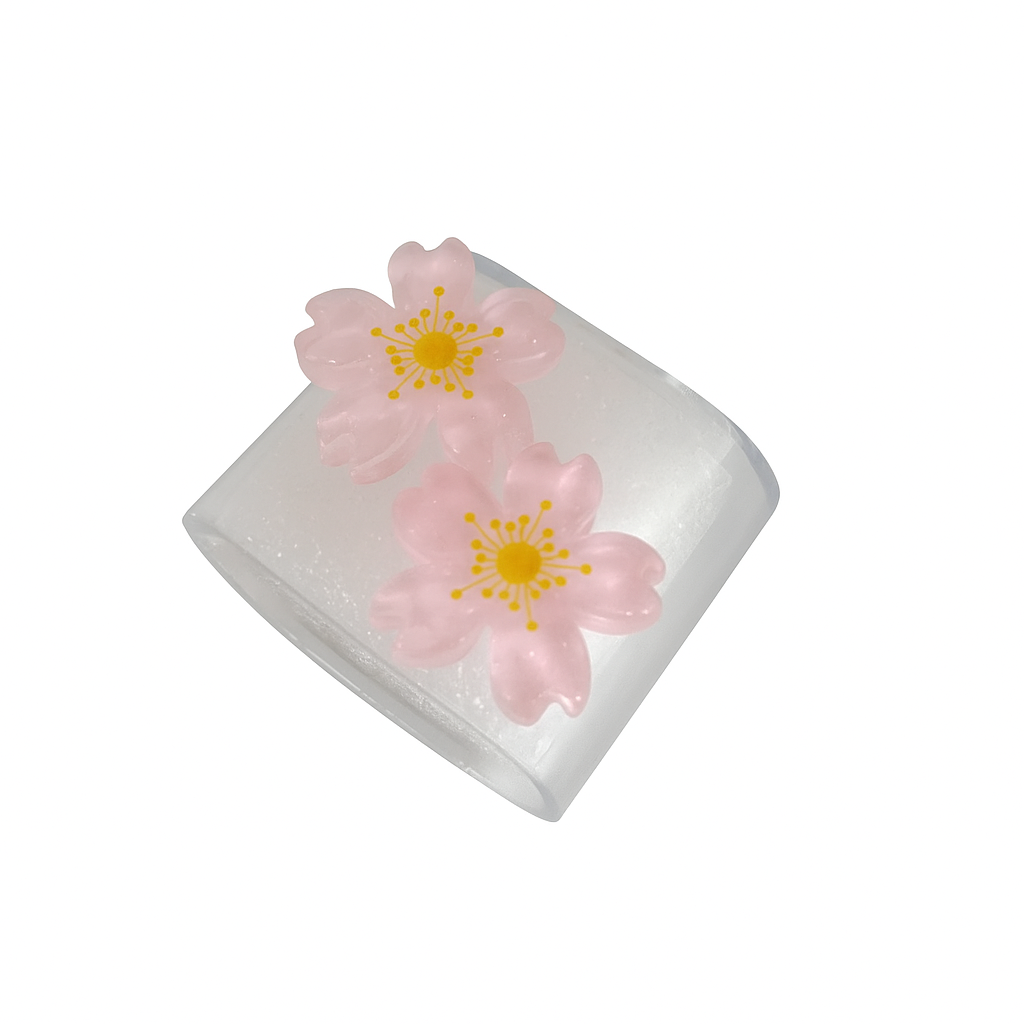 🌸 Dekorativní kryt na nabíječku – “Sakura Bloom”