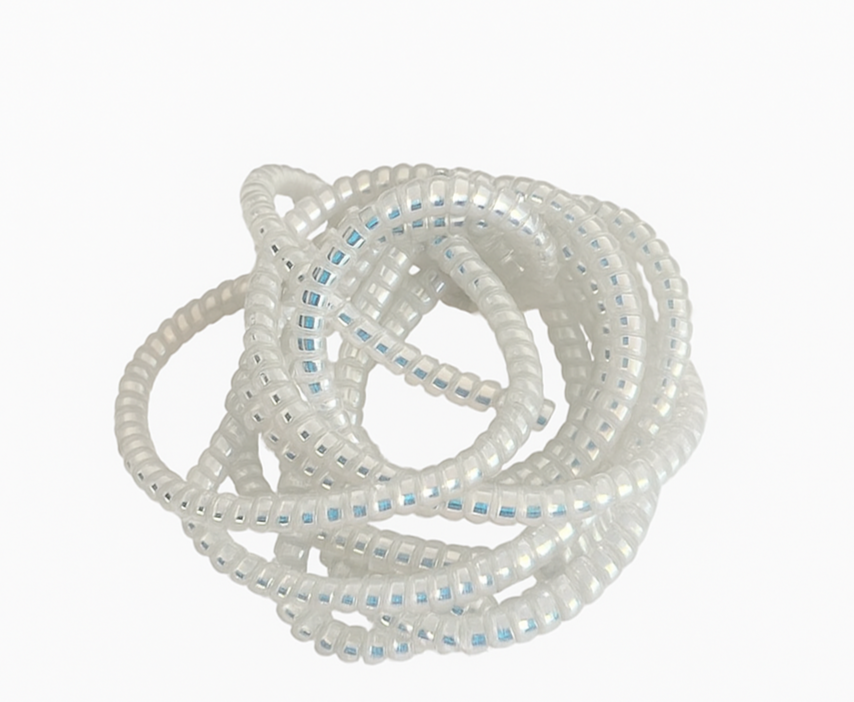 🌸 Dekorativní kryt na nabíječku – “Perleťový květ”